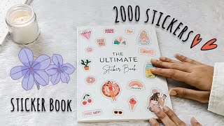 Space and Beauty Sticker Book 💫  2000 Stickers  Flip through 💫 [upl. by Ransome571]