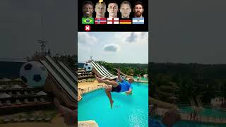 Messi VS Haaland VS Vinicius Jr VS Foden VS Neur  Water Football Challenge [upl. by Anaya]