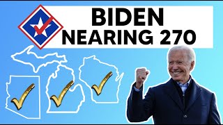 Joe Biden Reaches 264 Electoral Votes  2020 Election Update [upl. by Ryan]