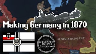 Forming Germany in 1870 is EASY  HOI4 Challenge [upl. by Roddy]