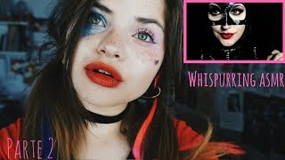 ASMR🕸 Harley te maquillaParte 2 con Whispurring Asmr 🕸Especial Halloween [upl. by Lottie716]