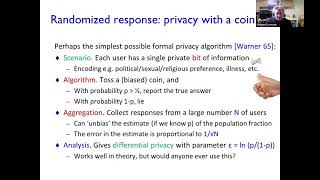 Graham Cormode Towards Federated Analytics with Local Differential Privacy [upl. by Htebaile]