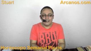 PISCIS JULIO 2015  Horoscopo Piscis del 19 al 25 de julio 2015  ARCANOSCOM [upl. by Aeirdna]