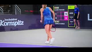 Camila Giorgi vs Tauson 1 set Linz 2024 [upl. by Meyer728]