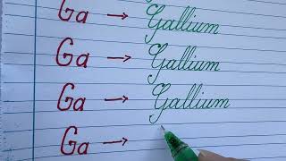 Beautiful handwriting I Calligraphy I Handwriting practice  Gallium I [upl. by Shaylah]