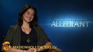 Shailene Woodley Interview for The Divergent Series Allegiant [upl. by Boot]