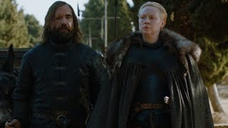 Brienne and the Hound \ Game Of Thrones S07E07 [upl. by Ardnaik]