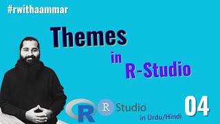 Changing themes in RStudio  R with Aammar [upl. by Arleyne]