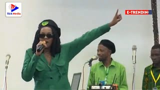 ZUCHU Akiimba LIVE MBELE ya RAIS MAGUFULI kwenye MKUTANO wa CCM DODOMA [upl. by Ynneb]