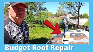 How To Tar amp Seal Metal Roof [upl. by Eceinart]