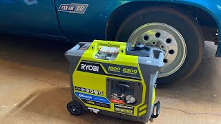 RYOBI 2300Watt Generator 1st Start Up Tips [upl. by Jeunesse]