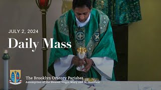 Catholic Mass  July 2 2024  St Boniface  BROOKLYN ORATORY [upl. by Fitton866]