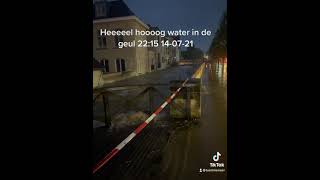 Noodweer Valkenburg overstroming geul [upl. by Koralle721]