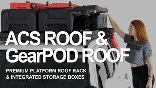 LEITNER ACS ROOF amp GearPOD ROOF Premium Platform Rack with Integrated Storage Boxes [upl. by Ahsenre]