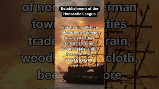 Merchants of Power The Rise of the Hanseatic League shorts [upl. by Nylaret]