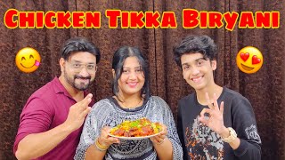 chicken tikka biryani easyrecipe tasty foodvlog tannoshahid [upl. by Enayd696]