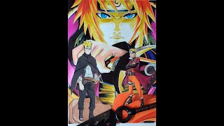 LORD 4TH MINATO quotYELLOW FLASHquot animeart naruto narutoshippuden minato hokage boruto kishimoto [upl. by Imorej]