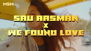 SAU AASMAAN SONG STATUS FULL SCREEN armaanmalik [upl. by Zebaj633]