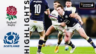 England v Scotland  HIGHLIGHTS  Historic Calcutta Cup Clash  Guinness Six Nations 2021 [upl. by Yklam]