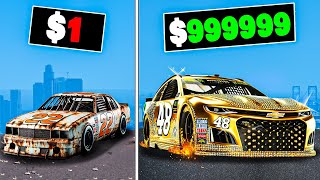 1 to 1000000 NASCAR Car in GTA 5 [upl. by Htebasil]