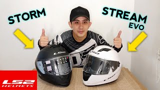 LS2 Storm VS LS2 Stream Evo  Ano ang best Dual Visors [upl. by Shanley]