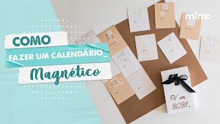 Máquina de Fazer Imãs  DIY Calendário Personalizado de Geladeira  Passo a Passo Fácil na Cricut [upl. by Nolie]