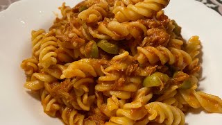 Makarona te shishme me Peshk Ton 🤤 Pasta al Tonno  Easy Recipe Tuna pasta🍝 [upl. by Notsirhc]