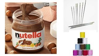 Riciclo creativo barattoli della Nutella [upl. by Tsuda]