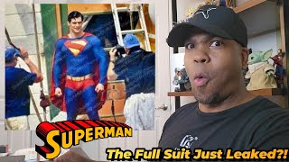 Full Superman Suit LEAKS and James Gunn Responds [upl. by Ssirk]