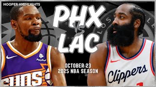 Phoenix Suns vs LA Clippers Full Game Highlights  Oct 23  2025 NBA Season [upl. by Leon683]