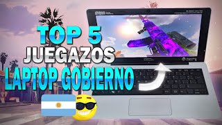 TOP 5 JUEGOS para la NETBOOK del GOBIERNO I Juana Manso Conectar igualdad [upl. by Esiole]