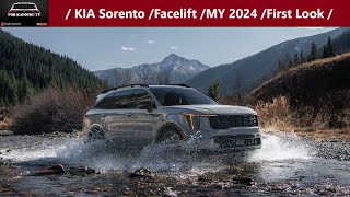 KIA Sorento XPro Facelift MY 2024 First Look V znamení EV9 [upl. by Karee589]