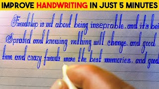 How To Improve Your HandWriting In Just 5 Days  SECRET Tips amp Tricks  Think Stream [upl. by Elletsirhc673]