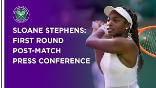 Sloane Stephens First Round Press Conference  Wimbledon 2021 [upl. by Gustav]