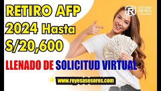 ¡Hazlo Fácil 🔴 𝐑𝐄𝐓𝐈𝐑𝐎 𝐃𝐄 𝐀𝐅𝐏 𝟐𝟎𝟐𝟒 ‼️Guía Tutorial para solicitar afp [upl. by Anaujahs]