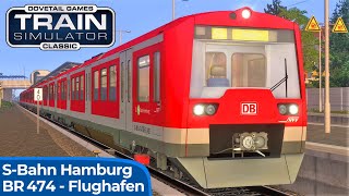 S1 Hamburg Flughafen  Hasselbrook  TRAIN SIMULATOR CLASSIC  Hamburger SBahn – BR 474  Flügelzug [upl. by Aivul]