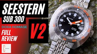 V2 Seestern SUB 300 Doxa Homage watch Full Review What’s new and how does it compare HD [upl. by Dominic]