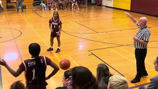 Frontier Middle School Girls Varsity Vs Cedarcrest Middle School Girls Varsity [upl. by Dill]