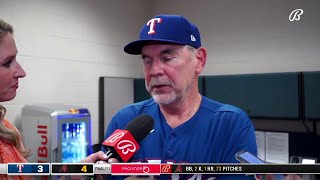 Bruce Bochy Postgame Rangers 3 Diamondbacks 4 [upl. by Zemaj]