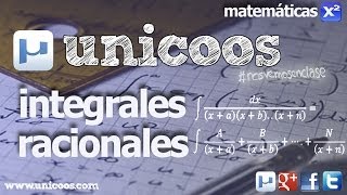 Integral racional en fracciones simples 01 BACHILLERATO matematicas [upl. by Ettereve]