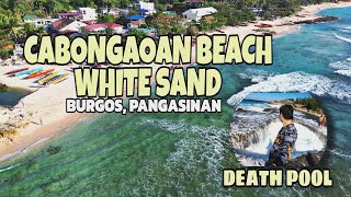 CABONGAOAN BEACH PANGASINAN  WHITE SAND  DEATH POOL [upl. by Kalikow50]