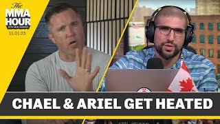 Ariel Helwani Chael Sonnen Clash Over Francis Ngannou Pay  The MMA Hour [upl. by Inwat]