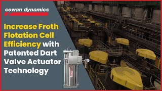 Increase Froth Flotation Cell Efficiency with Patented Dart Valve Actuator Technology [upl. by Tasiana]