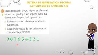 SISTEMA DE NUMERACIÓN DECIMAL EJERCICIO 11 JEANS MURILLO [upl. by Aimar]