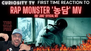 First Time Reacting To RM From BTS  RM  Joke 농담 Lyric Video  Reaction [upl. by Cirderf938]