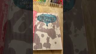 WRECK THIS JOURNAL PART 1 artwsalina wreckthisjournal art [upl. by Cacia]