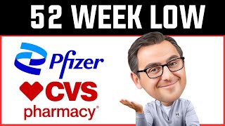 HEADS UP 3 Stocks at 52 Week Low Pfizer CVS JNJ [upl. by Anol]