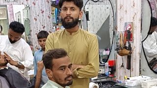 Hair dye and beard stylish style haircut MHC boys hair style [upl. by Alliuqat]