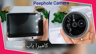 كاميرا الباب مع تركيبها معكم ezviz HD smart Doorbell camera peephole camera [upl. by Hnacogn53]