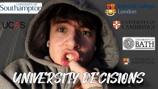 UCAS UNIVERSITY DECISIONS 2021 LIVE REACTIONS  Cambridge ICL Bath Birmingham amp Southampton [upl. by Beall]